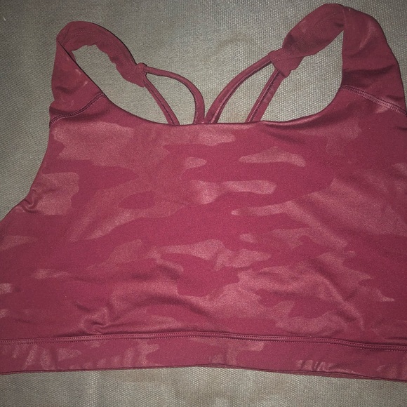 Old Navy Active Sports Bra in size XXL maroon camouflage - Picture 6 of 6
